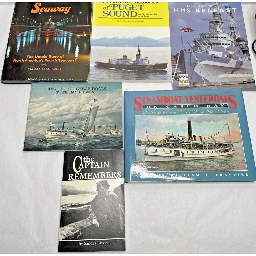 Steamboat‎ Book Lot: Seaway, Steamboat Yesterday, Days of the Steamboat